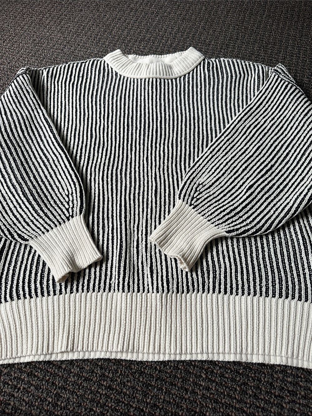 Aerie striped sweater size small